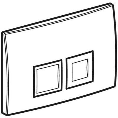 Geberit Duofix Toilet Concealed Cistern Frame 112cm with Geberit Delta 35 Flush Plate White - 6