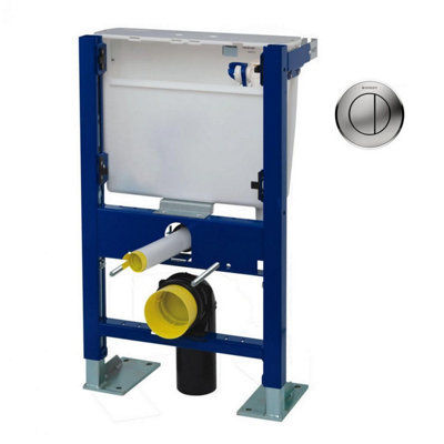 Geberit Low height wc frame H79cm DIY at B&Q