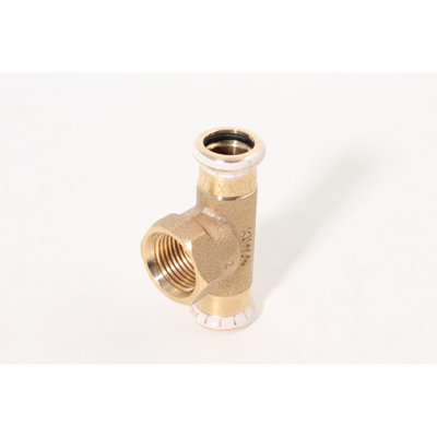 Geberit Mapress 61354 T-Piece Withfemale Thread 15mm X 1/2 Inch X 15Mm