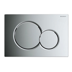 Geberit SIGMA01 Dual Flush Plate Gloss Chrome Sigma 01 - For UP320 Cisterns