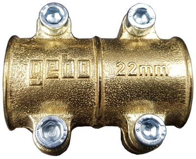Gebo Copper Pipe 22mm Leak Repair Clamps Antileak Fittings Water Hole