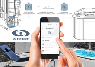 Gecko in.Touch 2 Kit-UK-GD Hot Tub Remote Control with Mobile Phone and ...