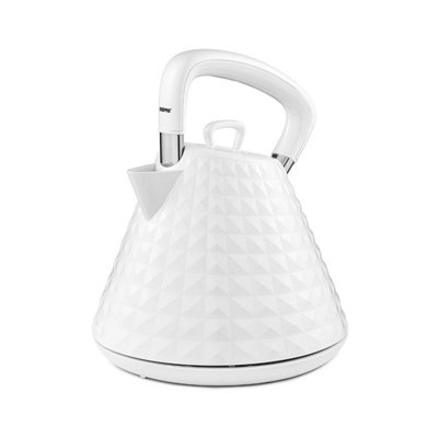 Geepas 1.5L Cordless Electric Kettle 3000W Traditional Pyramid Kettle ...