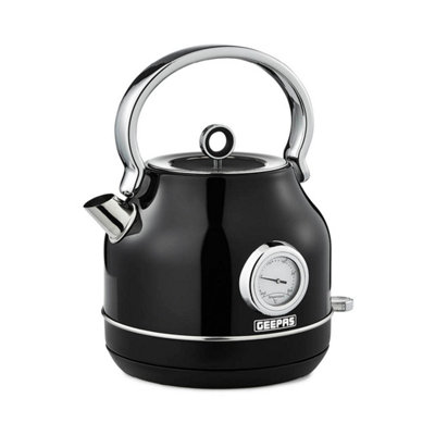 Electric Water Kettle With Thermometer Dial Fast Boil 1.7 L