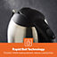 Geepas 1.8L Stainless Steel Electric Jug Kettle 1500W Rapid Boil & Boil Dry Protection