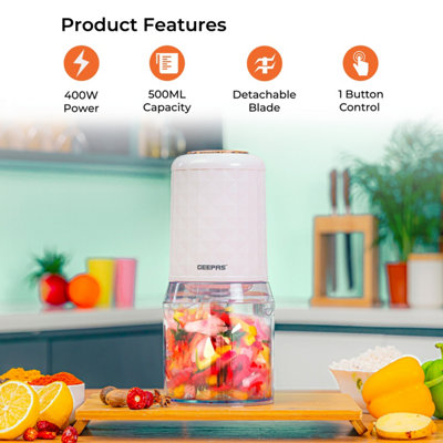 Geepas 1000W Omelette Maker & 400W Mini Food Processor Combo Set