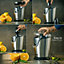 Geepas 100W Electric Citrus Fruit Juicer Brushed Stainless Steel Squeezes Oranges