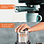 GEEPAS 1450W Espresso & Cappuccino Coffee Machine & 200W Coffee Grinder Combo Set