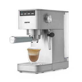 Geepas 15 Bar Cappuccino Espresso Coffee Machine Automatic Switch-Off Milk Frother