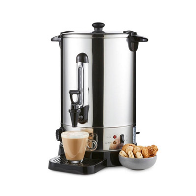 Geepas 15L Electric Catering Urn, 1650W Instant Hot Water Boiler