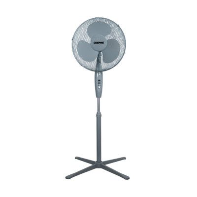 Geepas 16-Inch Pedestal Electric Fan 45W Portable, Home or Office Use