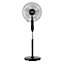 Geepas 16" Pedestal Fan 5 Blades Heavy Duty Oscillating Adjustable Height 1 Hour Timer