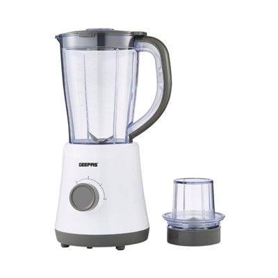 Geepas 2 in 1 Blender 500W Smoothie Maker 1.5L Jar Coffee Grinder