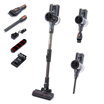 Geepas 2-In-1 Cordless Bendi Stick Vacuum Cleaner 29.6V with 55min Runtime & LED Display