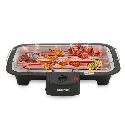Geepas 2000W Barbecue Grill, Portable Electric BBQ Grill with ...