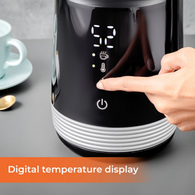Geepas 2200W Smart Kettle Voice Control With Alexa and Google Assistant 1.7L