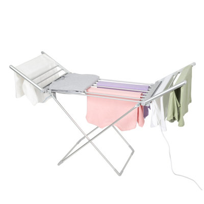 GEEPAS 230W Electric Winged Heated Laundry Airer Folding Indoor Clothes Dryer Max Load 15 Kg