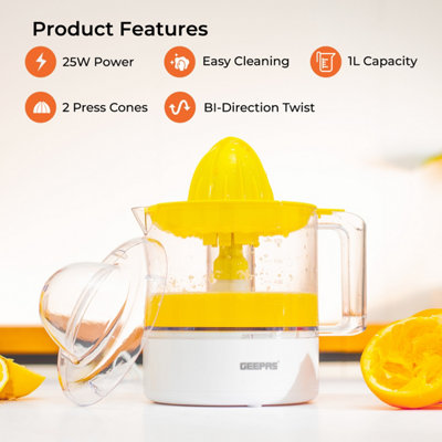 BLACK+DECKER 25W Citrus Juicer