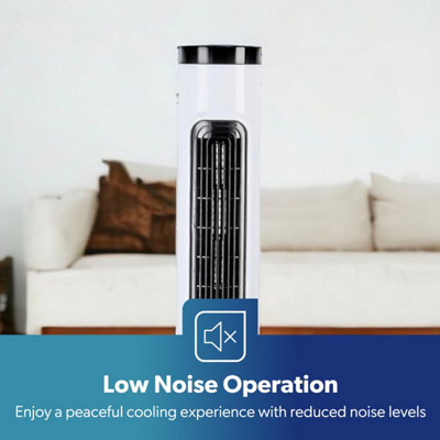 Geepas 32 Inch Tower Fan with Remote Control Oscillating Cooling Fan, 3 Speed with 7.5 Hour Timer