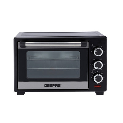 Geepas 38L Mini Oven and Grill, 1600W Electric Mini Oven with Rotisserie