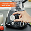 Geepas 550W 2 in 1 Food Blender with 4 Speed Ice Crusher, Mill, Coffee/Spice Grinder & Smoothie Maker - Black