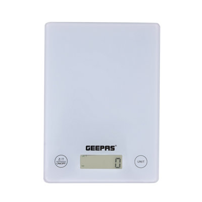 Geepas 5kg Digital Kitchen Weigh Scale Food Weight Machine Tare Function