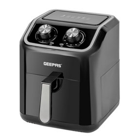 Geepas  5L Digital Air Fryer with Vortex Rapid Air Circulation technology LED Touchscreen & Non-Stick Basket