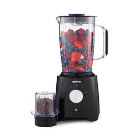 Geepas 600W Electric Blender Smoothie Maker, Jug Blender, Black