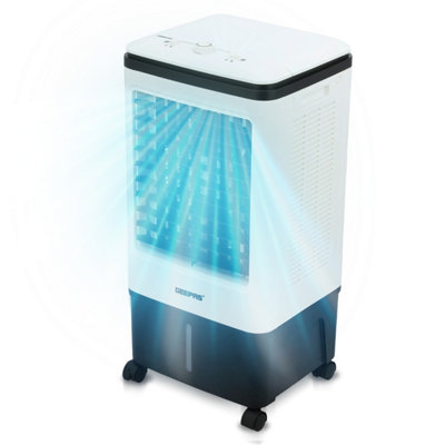 Geepas Air Cooler Evaporative, 20L - 3 Speed Settings & 3 Wind Modes, 4Pcs Ice Box, 80W Portable Cooling Fan