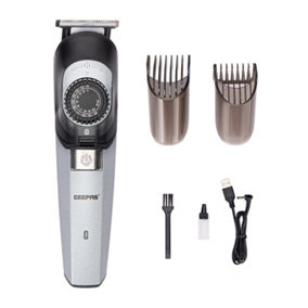 Geepas Beard and Stubble Trimmer Cord/Cordless Operation