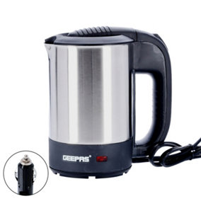 Geepas Compact Stainless Steel 500ml Travel Kettle