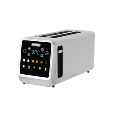 GEEPAS DIGITAL 4 Slice Long Toaster LED Display Countdown Timer