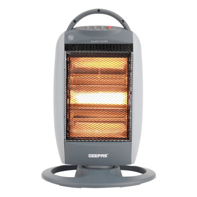 Geepas Electric Halogen Heater 3 Bar Settings