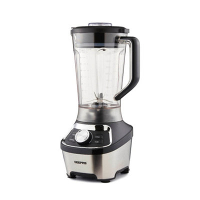 GEEPAS Electric Jug Blender Smoothie Maker, Food Jug Blender Smoothie, Ice Crush, Clean, Pulse Functions, BPA Free Tritan 1.8L