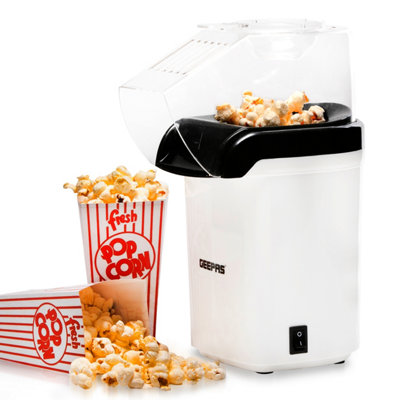 Geepas Electric Popcorn Maker For Hot & Healthy Fat-Free Cinema Style Popcorn