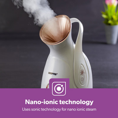 Geepas Facial Steamer Nano Ionic Steamer for Women Face