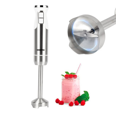 Geepas Hand Blender 600W Handheld Immersion Stick Blender