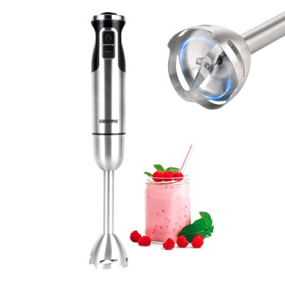 Geepas Hand Blender 800W Handheld Immersion Stick Blender