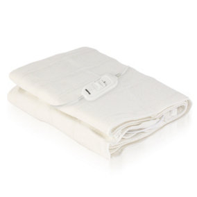 Geepas Luxury Fleece Electric Under Blanket With 3 Temperature Settings - King and Doble Size Option