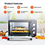 Geepas Mini Oven Toaster Grill Tabletop Portable Baking Cooker 25L 1600W