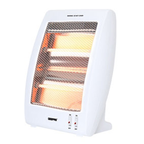 Geepas Portable Quartz Halogen Heater with 2 Temperature Settings