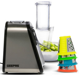 Geepas Salad Maker GSM63022UK Silver Food processor with Salad Maker