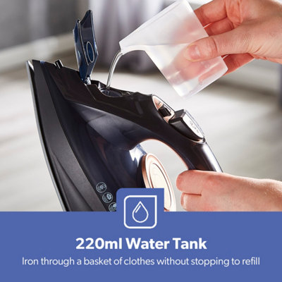 Swan 2600W Steam Iron with Ceramic Soleplate | Swan Brand