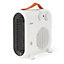 Geepas White 2000W Portable Fan Heater