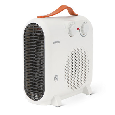 Geepas White 2000W Portable Fan Heater