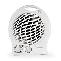 Geepas White Portable Fan Heater