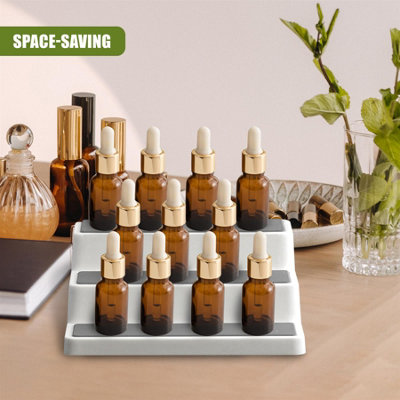GEEZY 3 Tier Spice Rack Organiser Step Kitchen Cupboard Shelf Storage ...