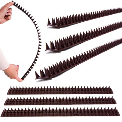GEEZY Bird Fence Wall Spikes Cat Pigeon Deterrent Anti Climb Security Intruder 5m