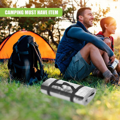 GEEZY Camping Mat Aluminum Foil Folding Blanket, Picnic, Tent Rug Outdoor Activities