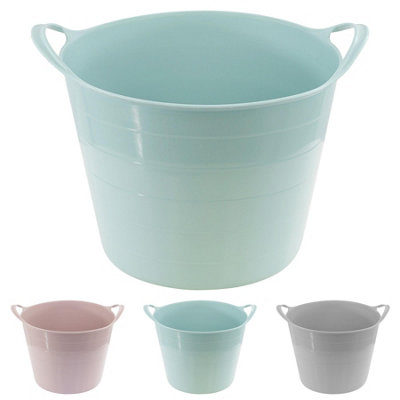 GEEZY Flexi Tub 7L Heavy Duty Storage Basket Home Garden Laundry Toys Bucket Trug